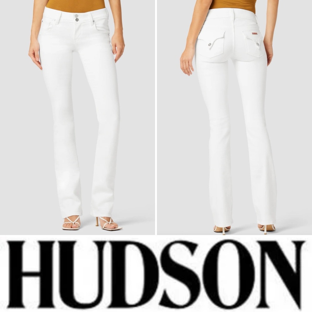 BNWT HUDSON Mid-Rise Baby Boot Jean